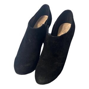 Vince Camuto Black Suede Ankle Booties